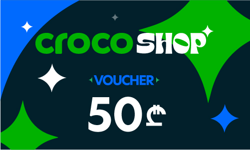 Crocoshop.ge voucher of 50₾.