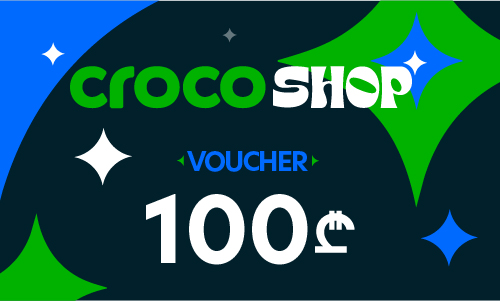 Crocoshop.ge voucher of 100₾.